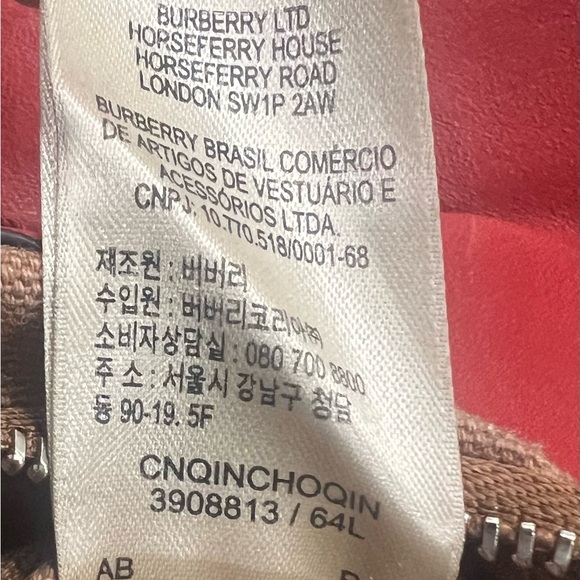 2325DBF0-FD47-4917-9F75-  Burberry Henman House Check Crossbody Bag